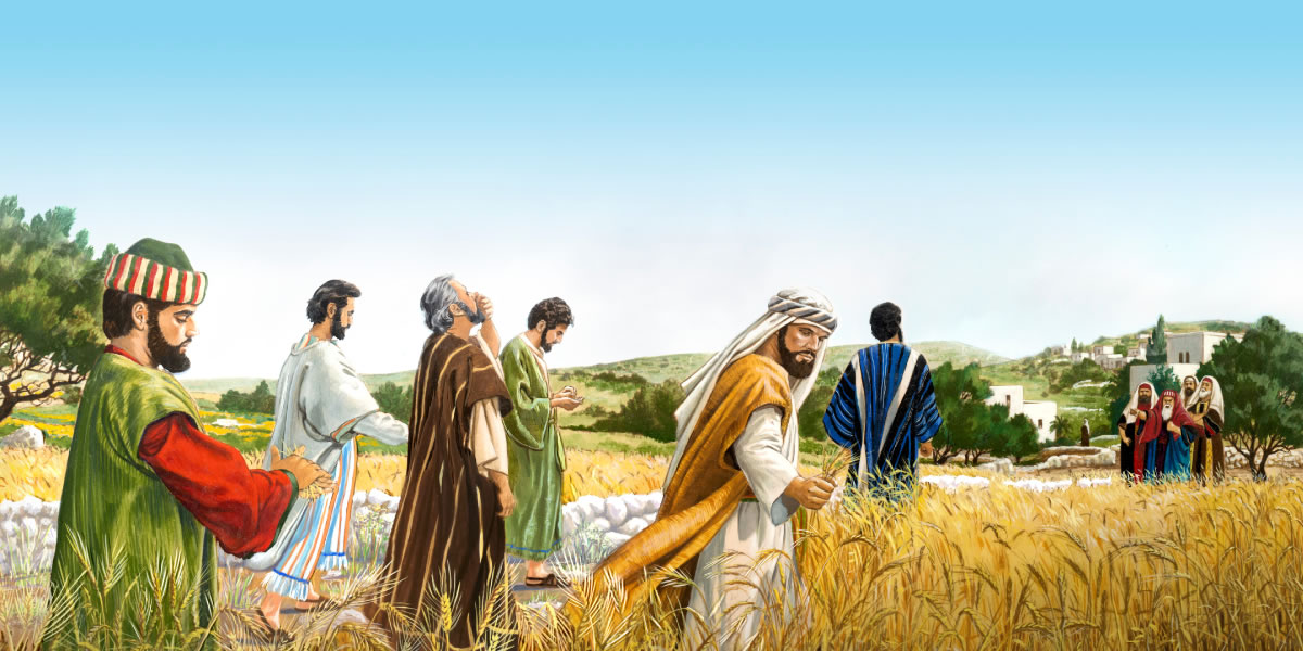 Dagiti adalan ni Jesus nga agrurruros ken mangmangan iti dawa iti aldaw ti Sabbath