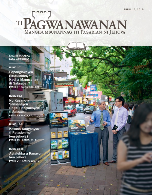 Akkub ti Pagwanawanan Pagadalan nga Edision, Abril 15, 2015
