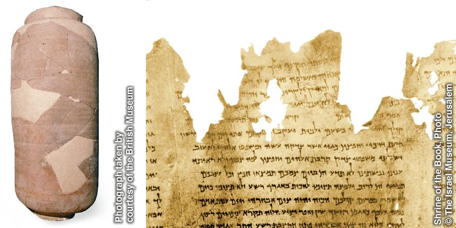 1. Damili a burnay; 2. Paset ti maysa a lukot ti Dead Sea Scrolls