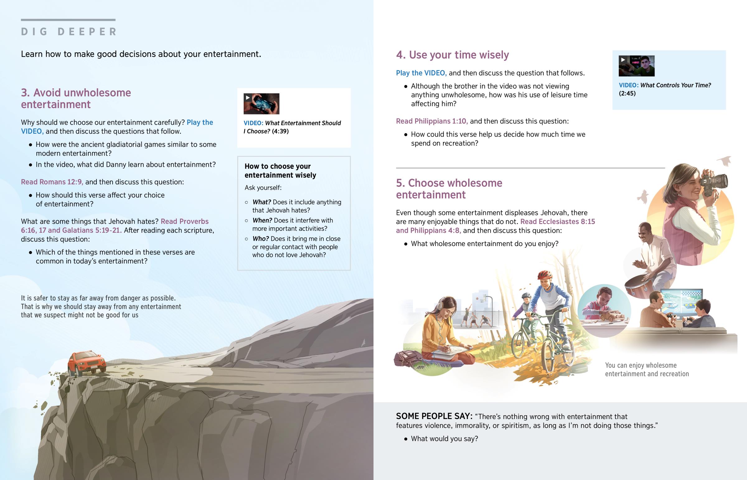 Choose Entertainment That Pleases Jehovah — Watchtower ONLINE LIBRARY
