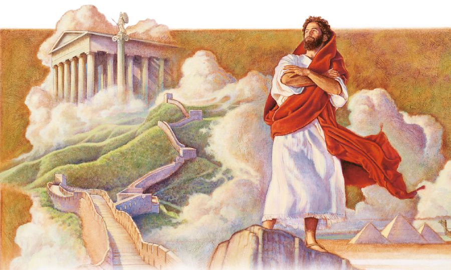 Gesù rifiuta i regni del mondo offerti da Satana