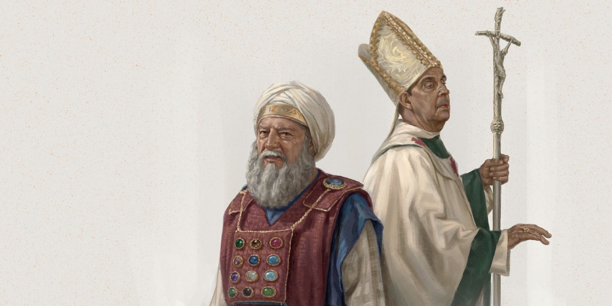 Un sommo sacerdote israelita e un papa.