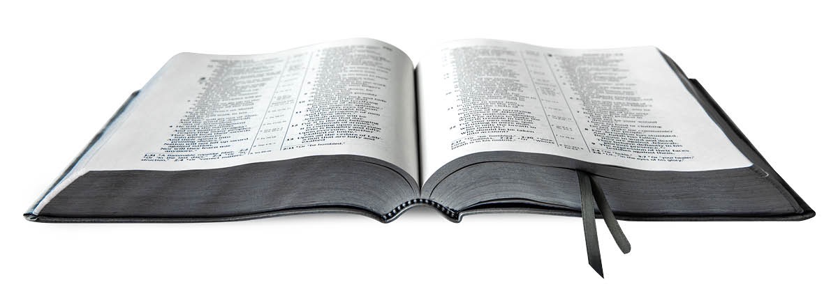 開いた聖書