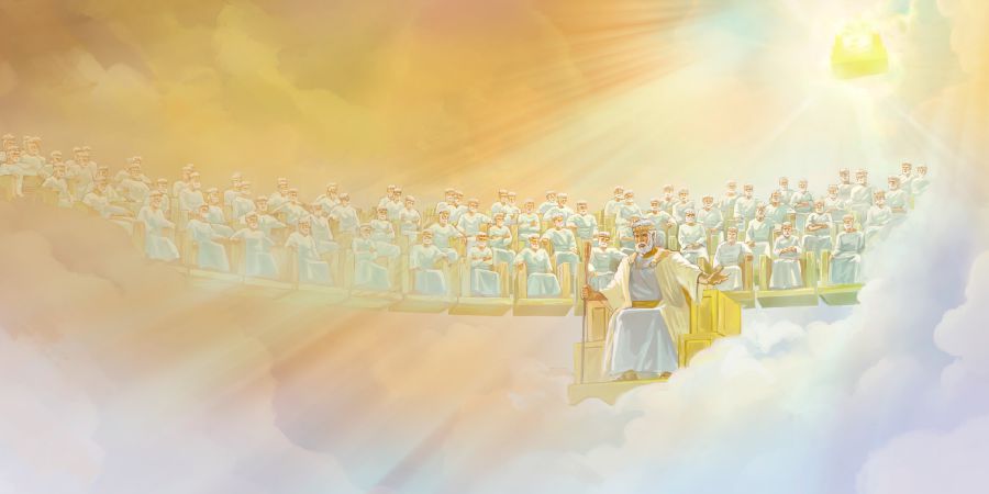 イエスと14万4000人がシオンの山にいる。
