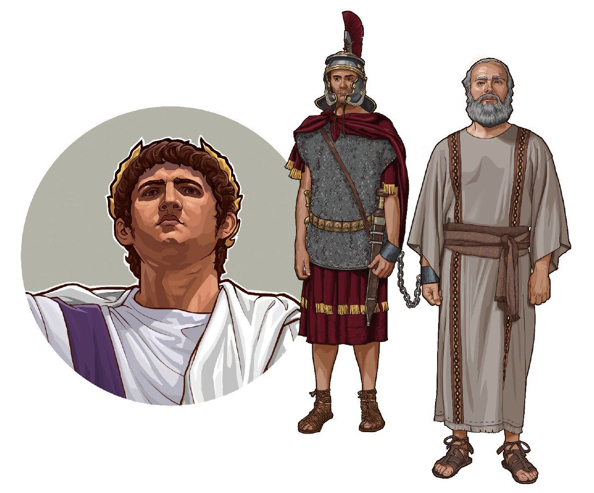 カエサル，ローマの兵士，パウロ