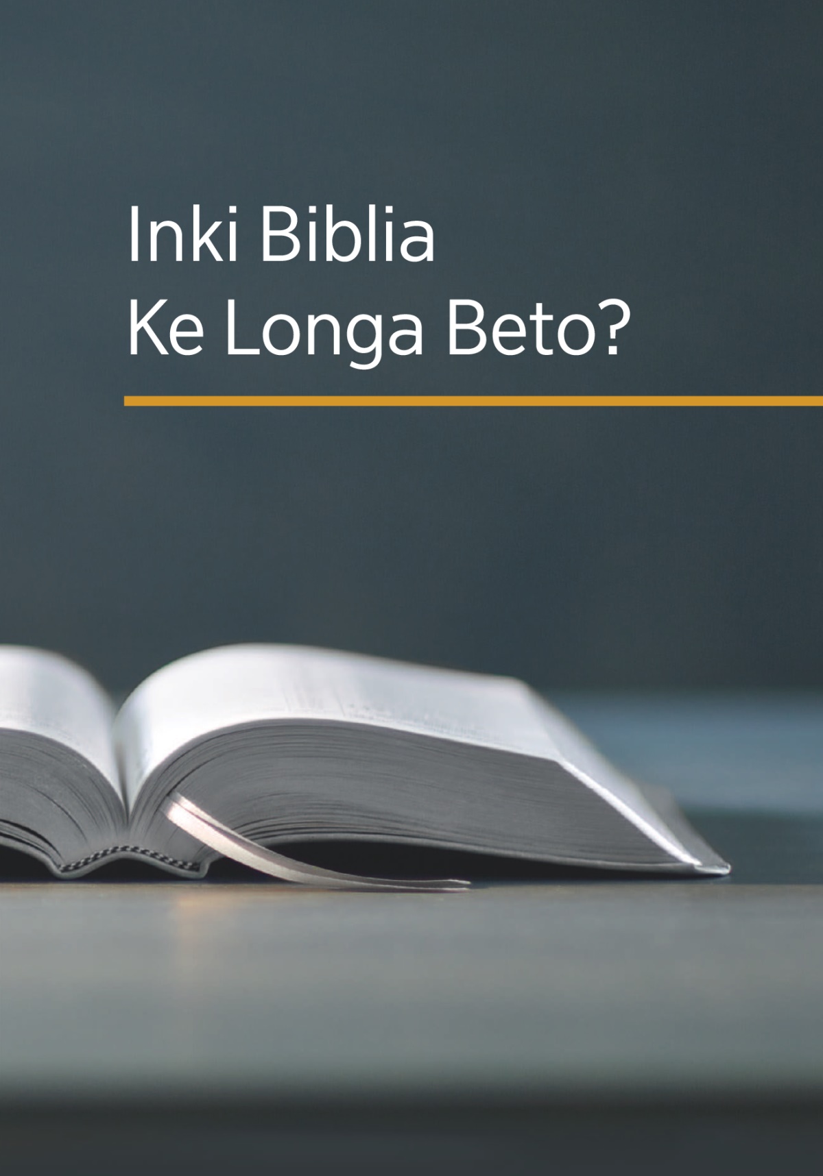 Mukanda ‘Inki Biblia Ke Longa Beto?’