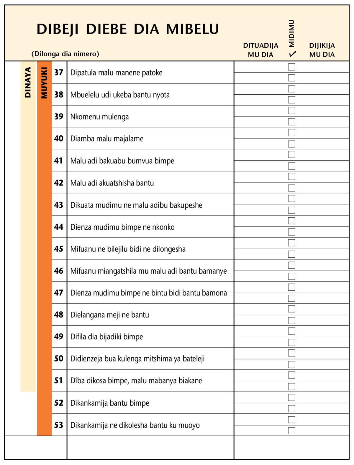 Tshimfuanyi mu dibeji 81