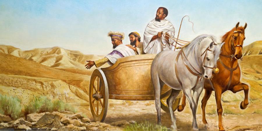 Filipo ne munene wa ku tshilumbuluidi tshia mu Etshiopi bakula bua batismo