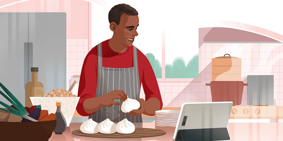 Muntu mulume utangila filme eku wenda ulamba biakudia.