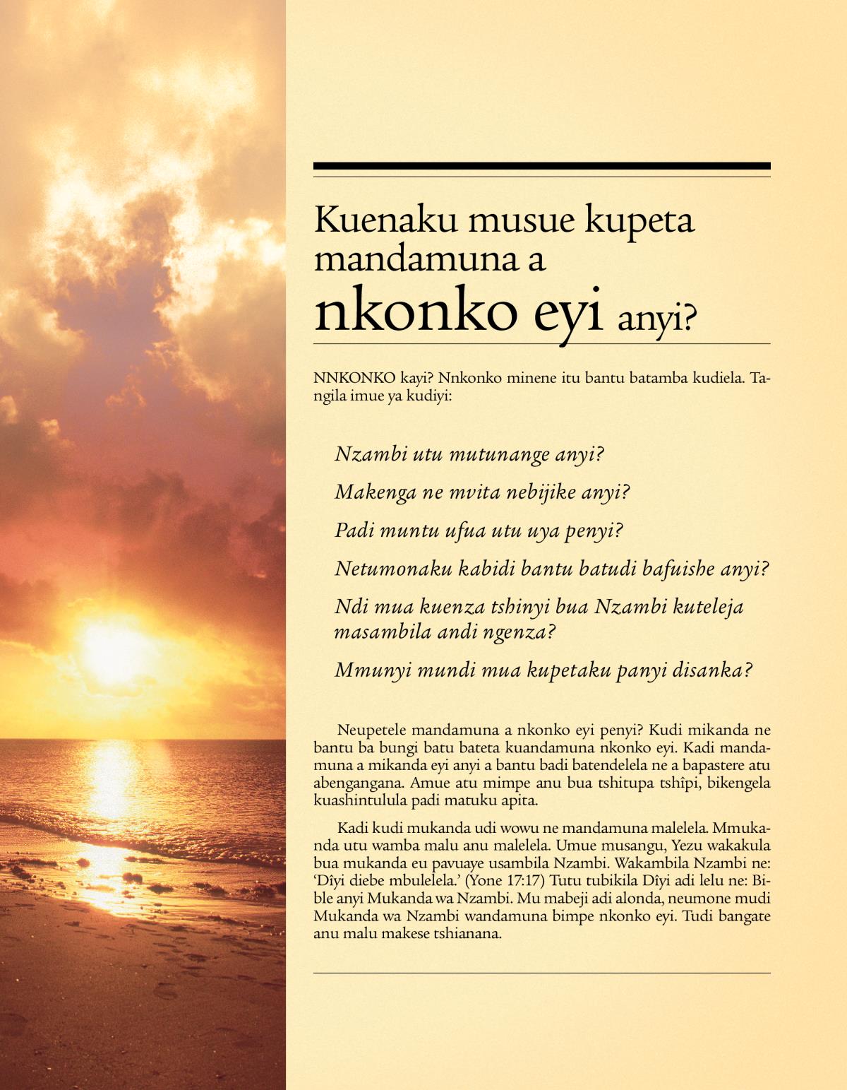 Pamutu pa trakte Kuenaku musue kupeta mandamuna a nkonko eyi anyi?