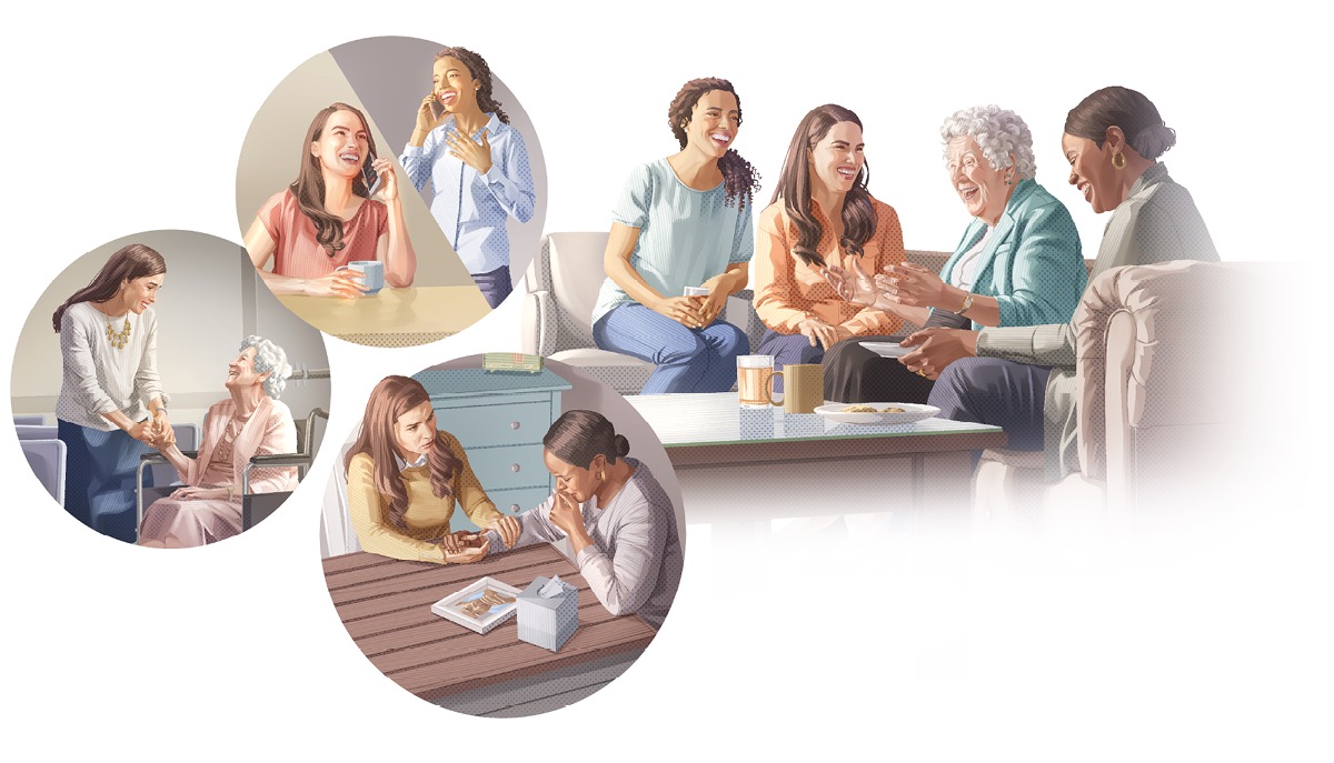 Bimfuanyi bilamakaja: Nsongakaji muye kusombesha balunda bende basatu ba pa muoyo. 1. Uyukila ne umue wa ku balunda bende ku telefone. 2. Uyukila ne mulunda wende mukulakaje mu Nzubu wa Bukalenge. 3. Mmuye kusamba mulunda udi mu kanyinganyinga.