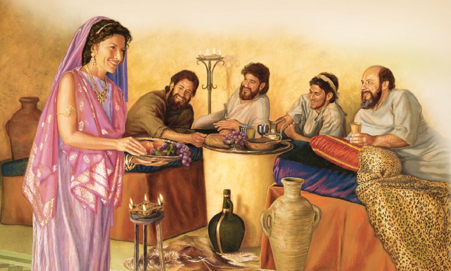 Ludia udi ne disanka dia kupesha Paulo, Luka, ne bakuabu biakudia ne muaba wa kulala