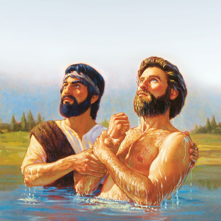 Yezu upatuka mu mâyi bobu bamane kumubatiza kudi Yone mubatiji