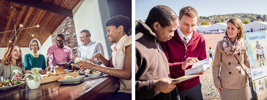 Foto: Mishindu ya kuleja mutudi katuyi ne kansungansunga. 1. Bana betu batanu ba bidimu bishilangane ne ba makoba mashilangane badisangishe mu nzubu badia ne disanka. 2. Mulume ne mukajende bayisha muntu udi ne dikoba dishilangane ne diabu pabuipi ne tshitudilu tshia bena tshimuangi.