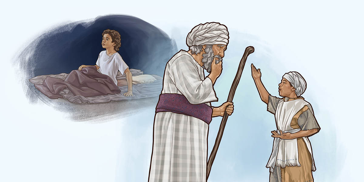 Bimfuanyi bilamakaja: 1. Samuele utshidi muana uteleja padi Yehowa wakula nende. 2. Samuele wambila Eli mukenji wa Yehowa.