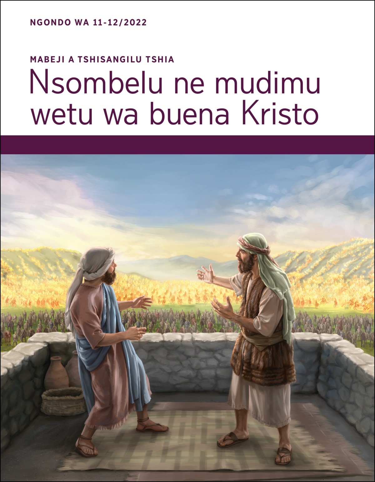 Mabeji a tshisangilu tshia Nsombelu ne mudimu wetu wa buena Kristo, 11-12/2022.
