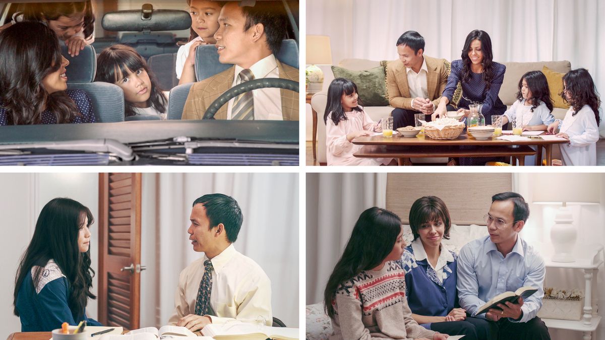 Foto: Malu a mu filme wa “Tudi balongeshe bana betu mu tshienzedi.” 1. Garcia ne bena mu dîku basombe mu mashinyi, bakeba kuya mu bisangilu. 2. Basombe badia pakadibu bafume mu bisangilu, benda bayukila 3. Muanetu Garcia muanji kuimanyika didilongela bua kuyukila ne umue wa ku bana bende babakaji. 4. Muanetu Garcia ne mukajende beleshisha muanabu mukuabu wa bakaji meji.