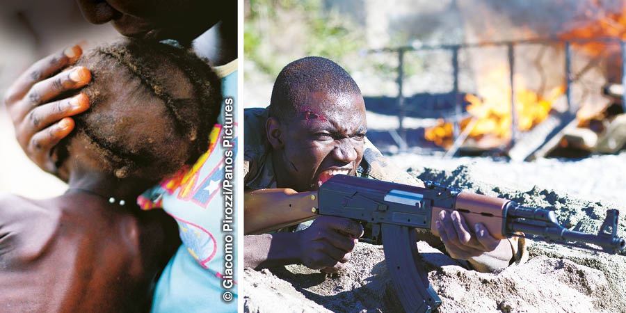 Muana muletele bua tshiyole tshia nzala; muntu mu mvita