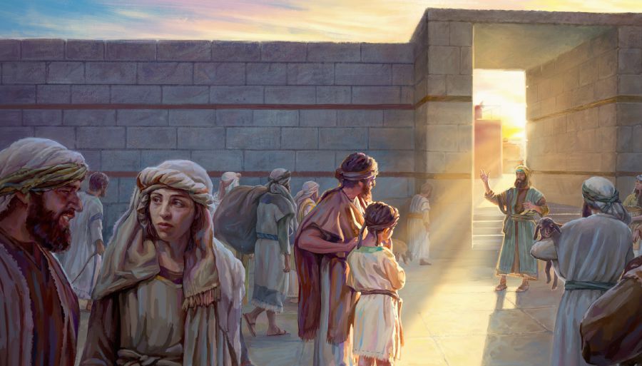 Yehezekele ne tatuende bateleja muprofete Yelemiya mu ntempelo.