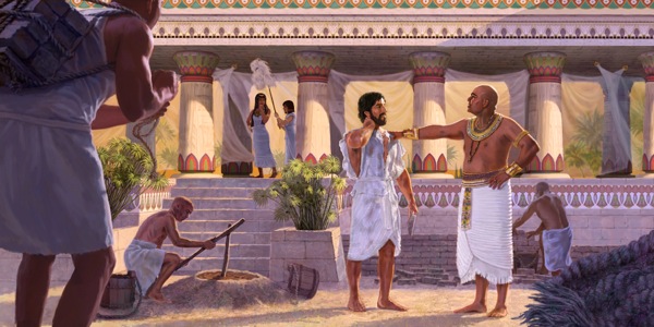 Mukaji wa Potifâ udi umona Jozefe munkatshi mua bantu balume ba mu nzubu wende