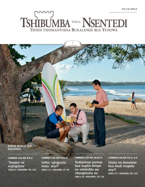 Tshizubu tshia Tshibumba tshia Nsentedi tshia kulonga, 15/12/2014