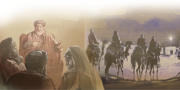 Mukalenge Helode udi webeja bua Kristo. Bena lubuku lua mitoto bumbukila ku Est balonda mutoto