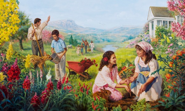 Batendeledi ba Nzambi ba lulamatu mu Mparadizu pa buloba