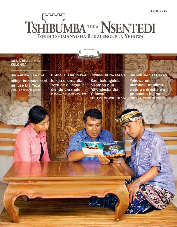 Tshizubu tshia Tshibumba tshia Nsentedi tshia kulonga, 15/2/2015