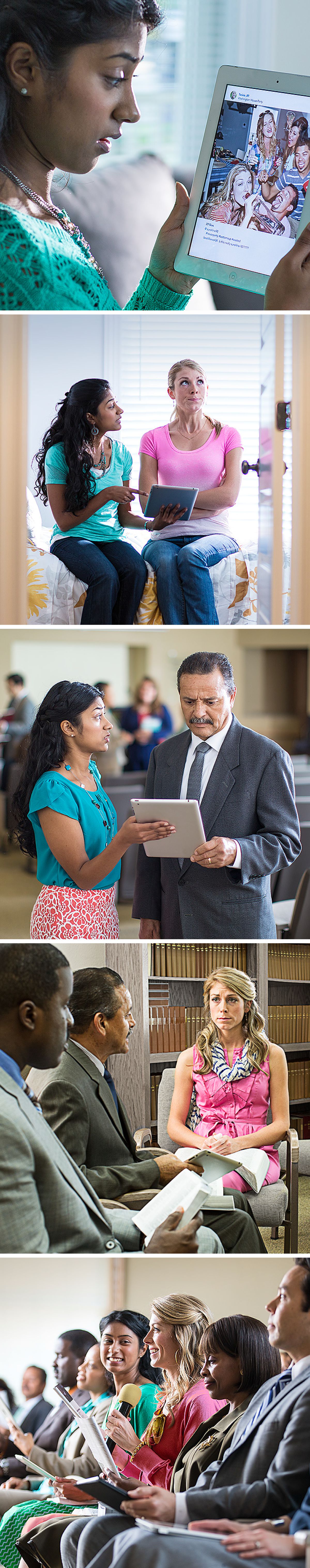 Muanetu wa bakaji mumane kumona bimfuanyi bibi bidi muanetu wa bakaji mukuabu muele mu site utu bantu ba bungi bapetangana, udi uya bua kumuambuluisha