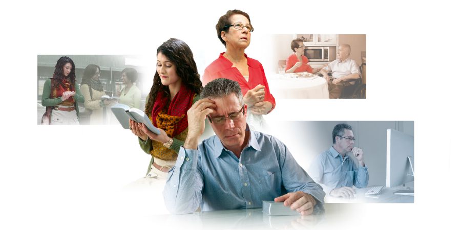 Bana betu ba balume ne ba bakaji baluangana bua kupeta mabenesha a Yehowa ku diambuluisha dia disambila, dibala dia Bible, mudimu wa buambi ne didilongela