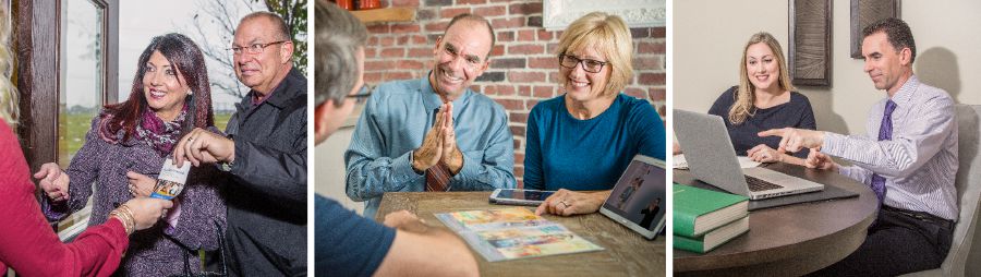 Faye ne James Markin; Jerry ne Evelyn Markin; Shannan ne Steve Markin
