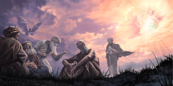 Bua Satana kutua malu a dishima avuaye muambile Nzambi nyama ku mikolo, wakakebela Yobo dikenga dikole, kumutua disama dikole ne kumukengeshisha kudi basambi babi