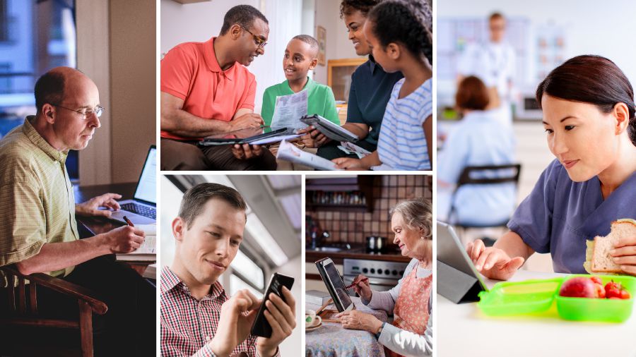 Tudi mua kulongolola bisangilu patudi nkayetu kumbelu, mu ntendelelu wa mu dîku, mu dikisha ku mudimu, anyi mu mashinyi batangile muaba kampanda