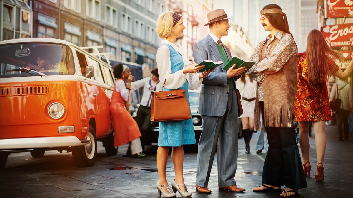 Muanetu wa balume ne muanetu wa bakaji bayisha mu bidimu bia 1960