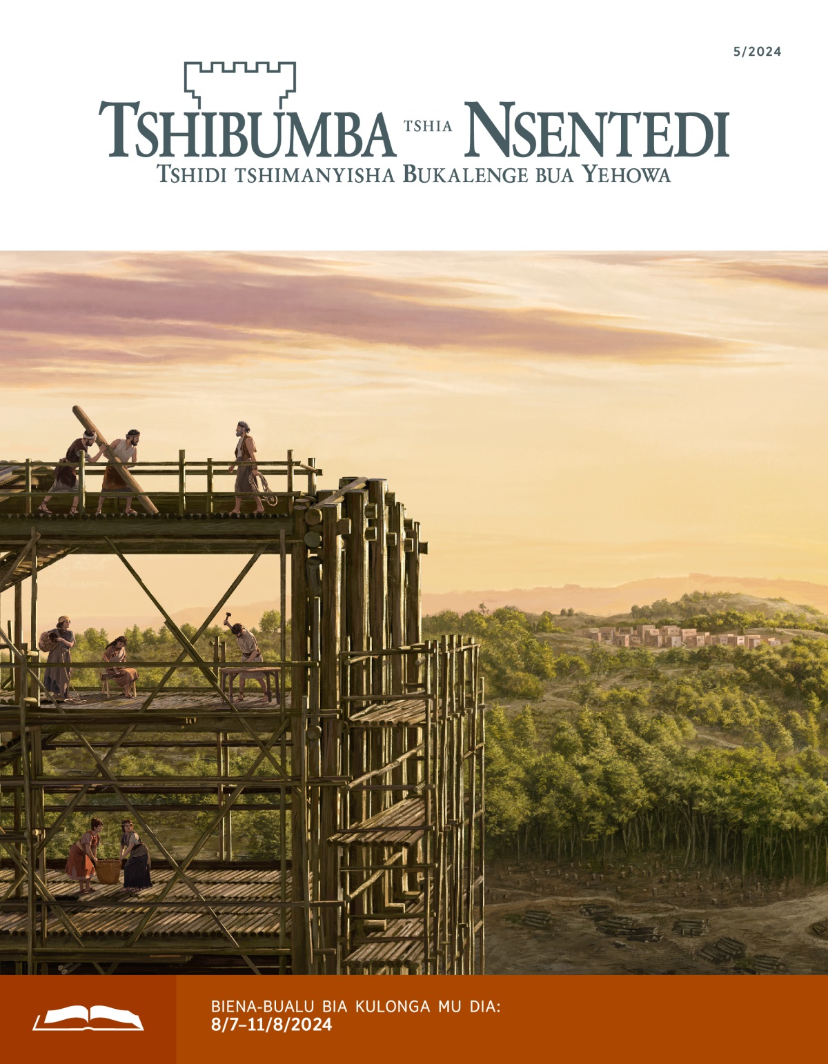 Noa ne dîku diende bibaka buatu. Musoko munyunguluka kudi dîtu umuenekela pa bule panyima pabu.