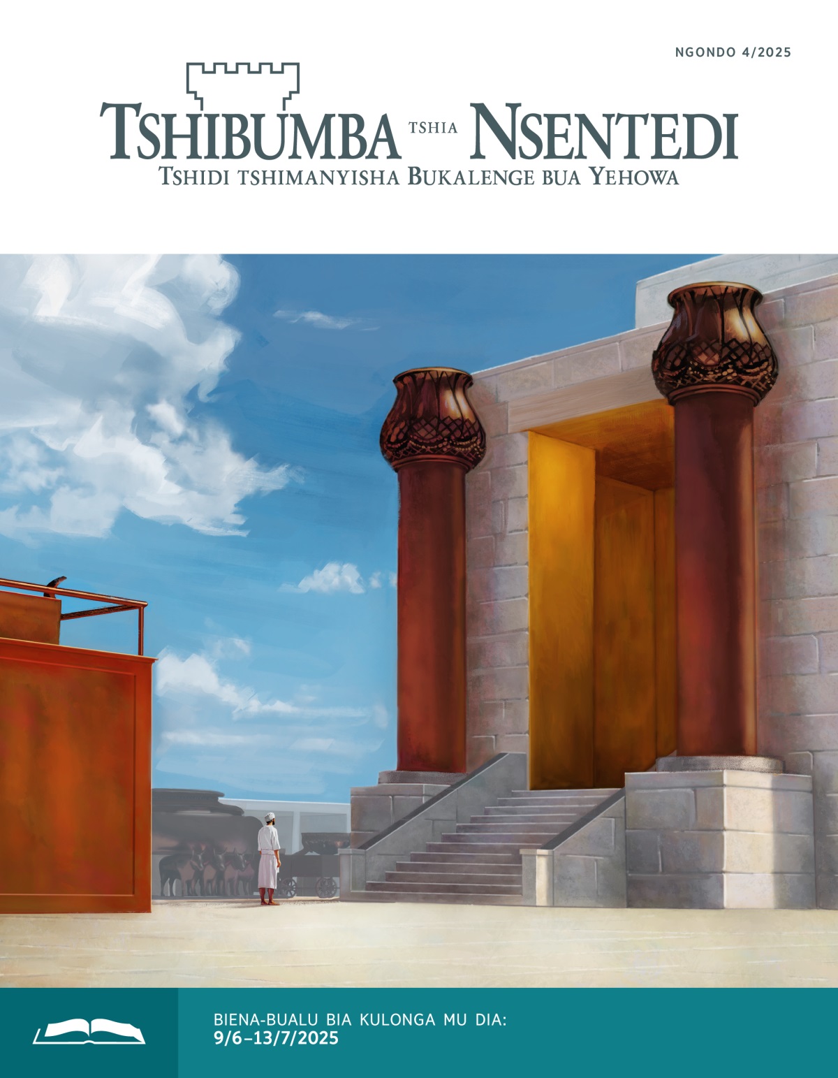 Muena Lewi muimane pankatshi pa tshioshelu tshia mitaku ne lutanda lua tempelo.