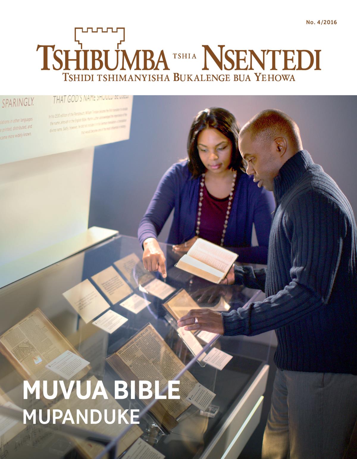 Tshibejibeji tshia Tshibumba tshia Nsentedi, No. 4 2016 | Muvua Bible mupanduke
