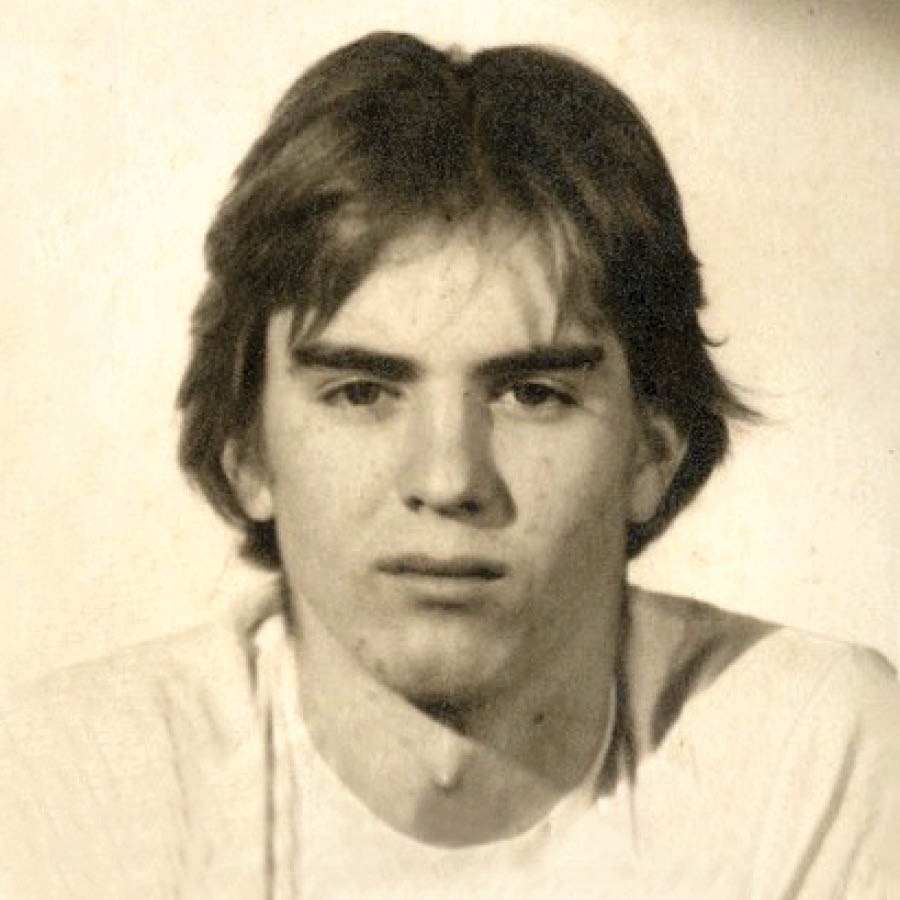 Michael Kuenzle de joven, antes de ser testigo de Jehová.