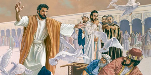 Ġesù jkeċċi ’l barra lil bejjiegħa li kienu qed jixtru u jbigħu fit-tempju
