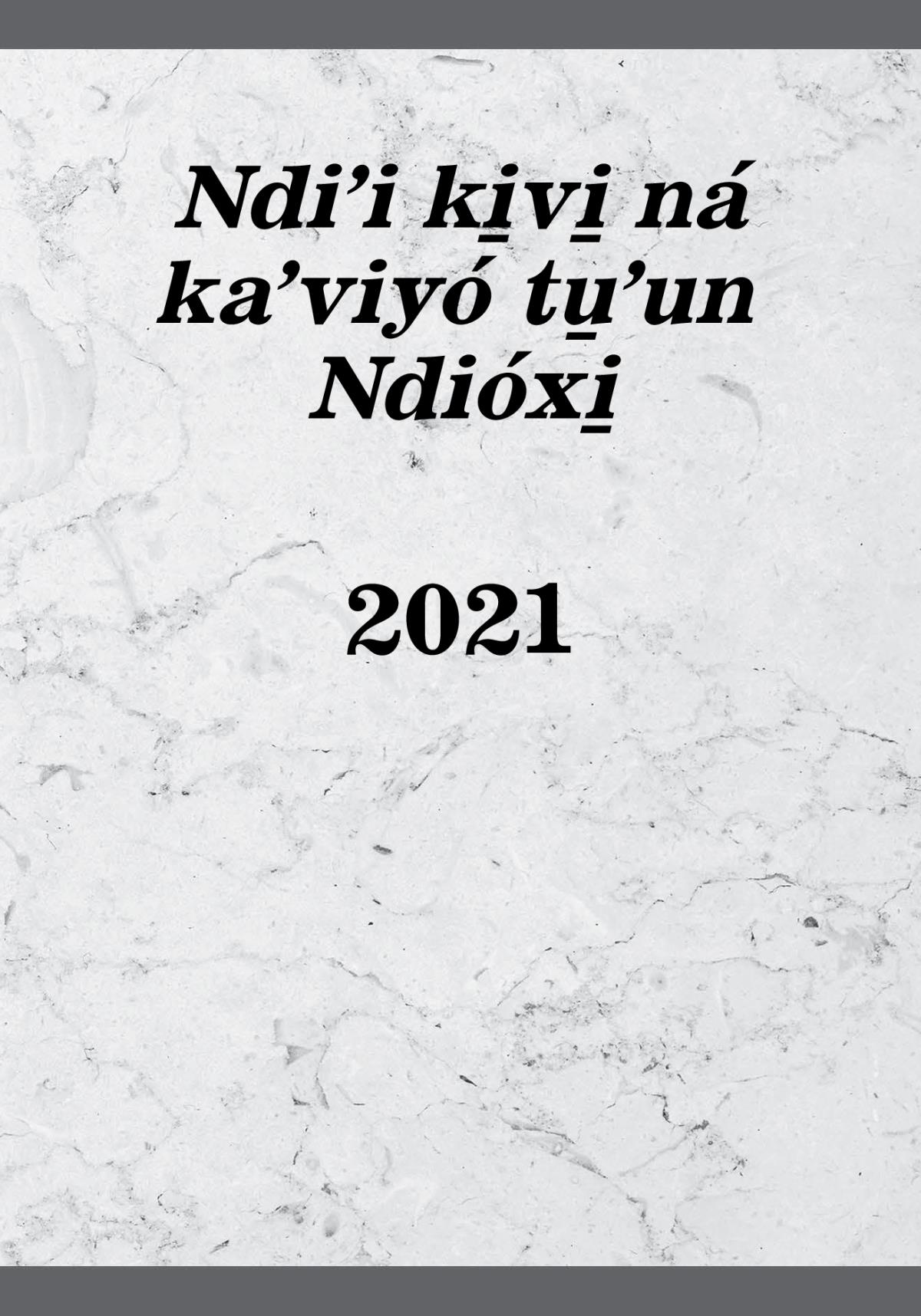 Ndiʼi ki̱vi̱ ná kaʼviyó tu̱ʼun Ndióxi̱ 2021