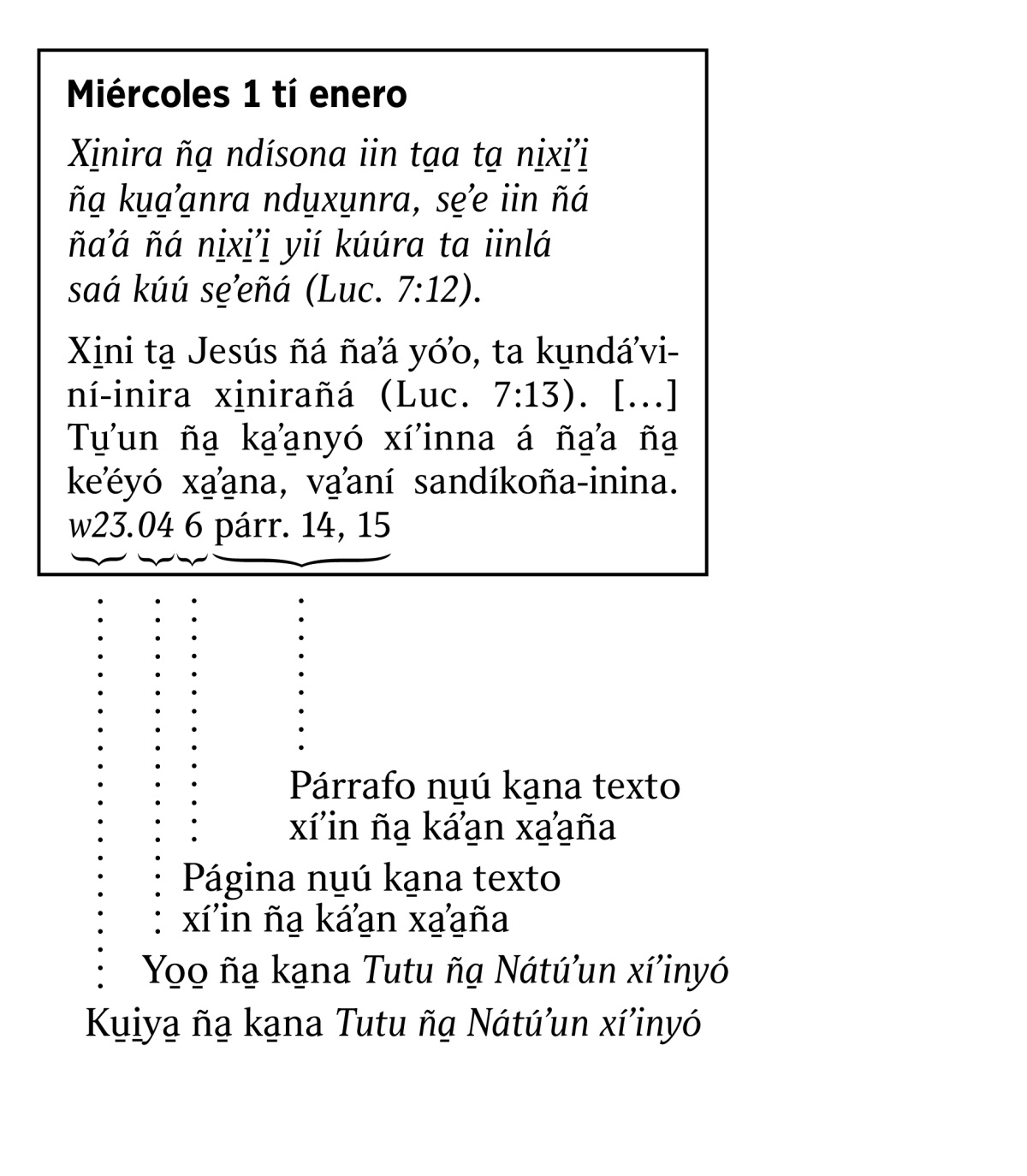 [Na̱ʼná ña̱ va̱xi nu̱ú página 6]