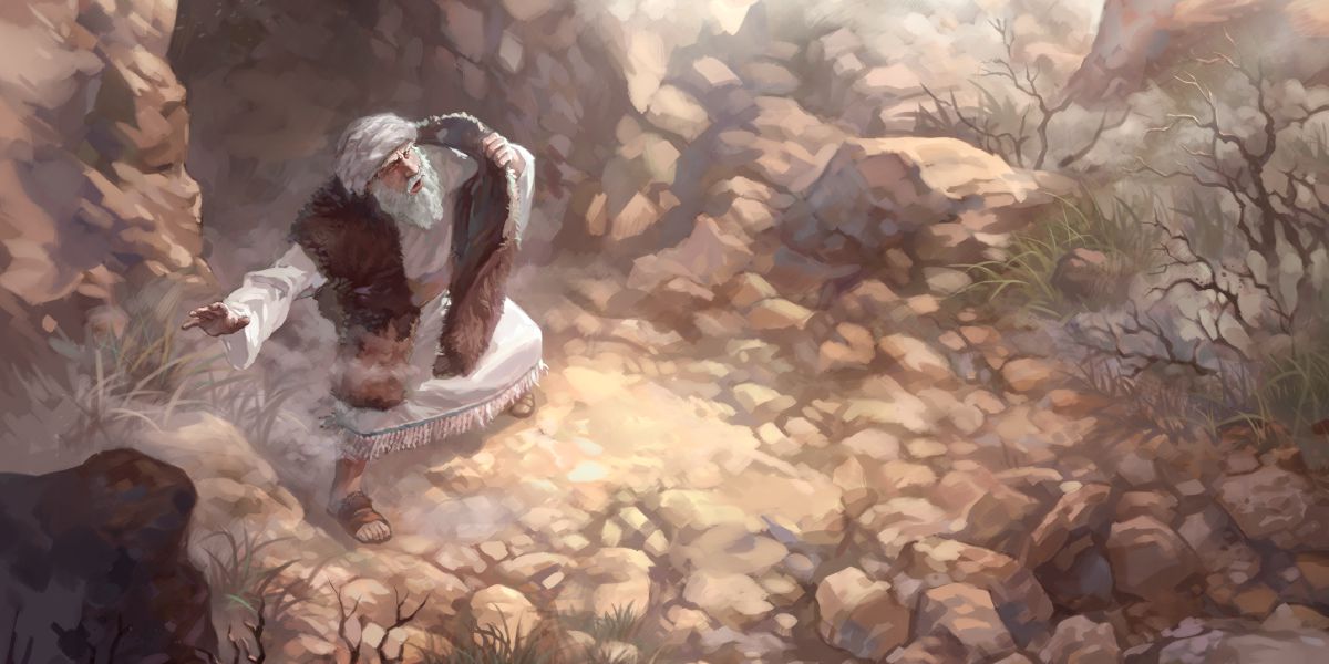 Ta̱ Elías ki̱tara ini iin kavá chí yuku̱ Horeb ta xíniso̱ʼora ña̱ káʼa̱n iin ángel Ndióxi̱