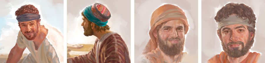 Ta̱ Juan, ta̱ Mateo, ta̱ Bartolomé, ta̱ Tomás