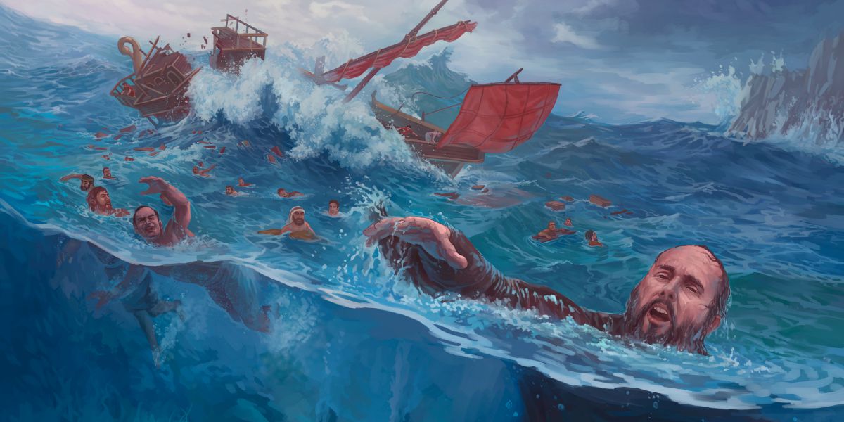 Ta̱ Pablo xíʼin inkana ndósona nu̱ú ti̱kui̱í, ta xíniñúʼuna ña̱ʼa ña̱ ki̱ndoo ini tú barco tú sáʼvi ini mar chí Malta