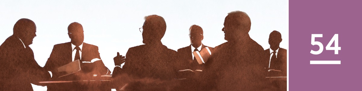 Lección 54. Na̱ Cuerpo Gobernante na̱ testigo Jehová ñúʼuna iin reunión.
