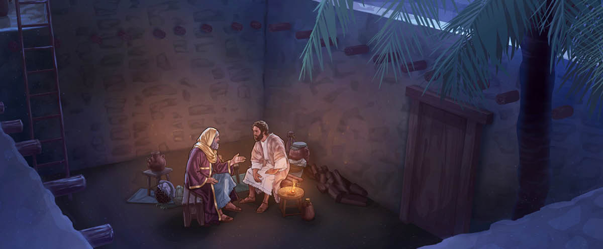 Ta̱ Jesús xíʼin ta̱ Nicodemo nátúʼun xíʼin táʼanra tá xa̱a̱ ñuú.