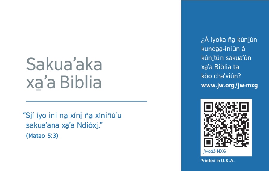 Chí sa̱tá ña̱ tarjeta ña̱ ki̱ʼvina jw.org