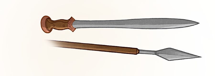 Iin espada xíʼin iin lanza