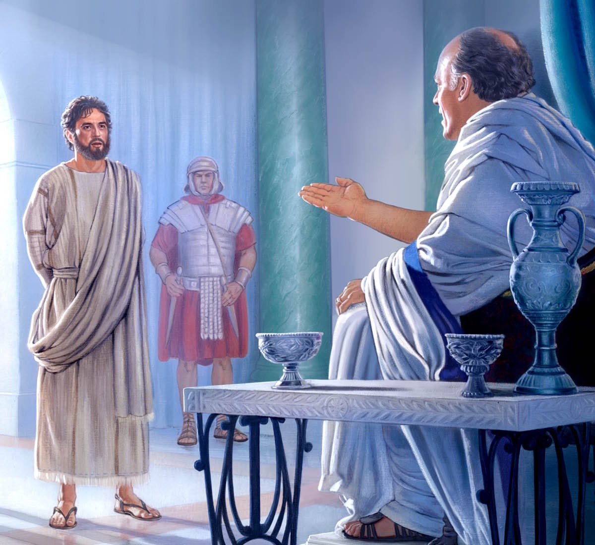 Ta̱ Jesús níndichira nu̱ú ta̱ Pilato