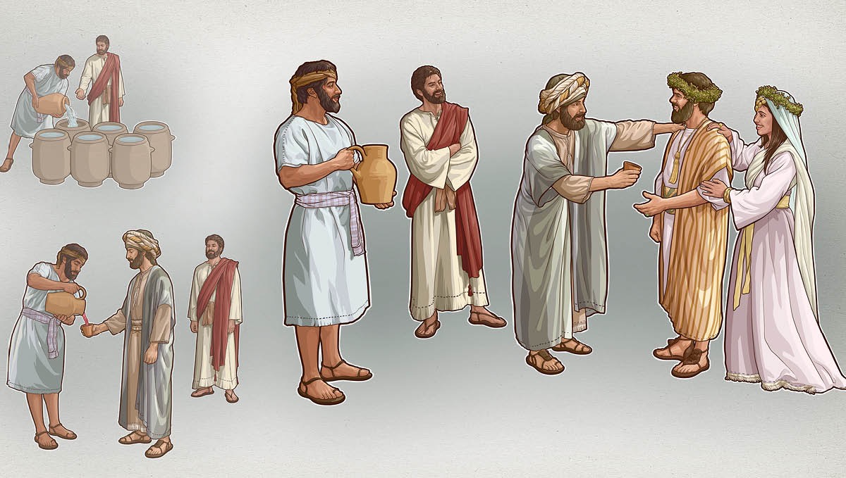 Ta̱ Jesús ni̱ka̱ʼa̱nra ná sakutúna ki̱si xíʼin ti̱kui̱í. Ta̱ ndísochíñu xíʼin ña̱ vikó yóʼo xi̱tondosóra tá vino, tándi̱ʼi ni̱ka̱ʼa̱nra xíʼin ta̱ novio ña̱ va̱ʼaní chiñu ke̱ʼéra chi va̱ʼaní vino ta̱xira